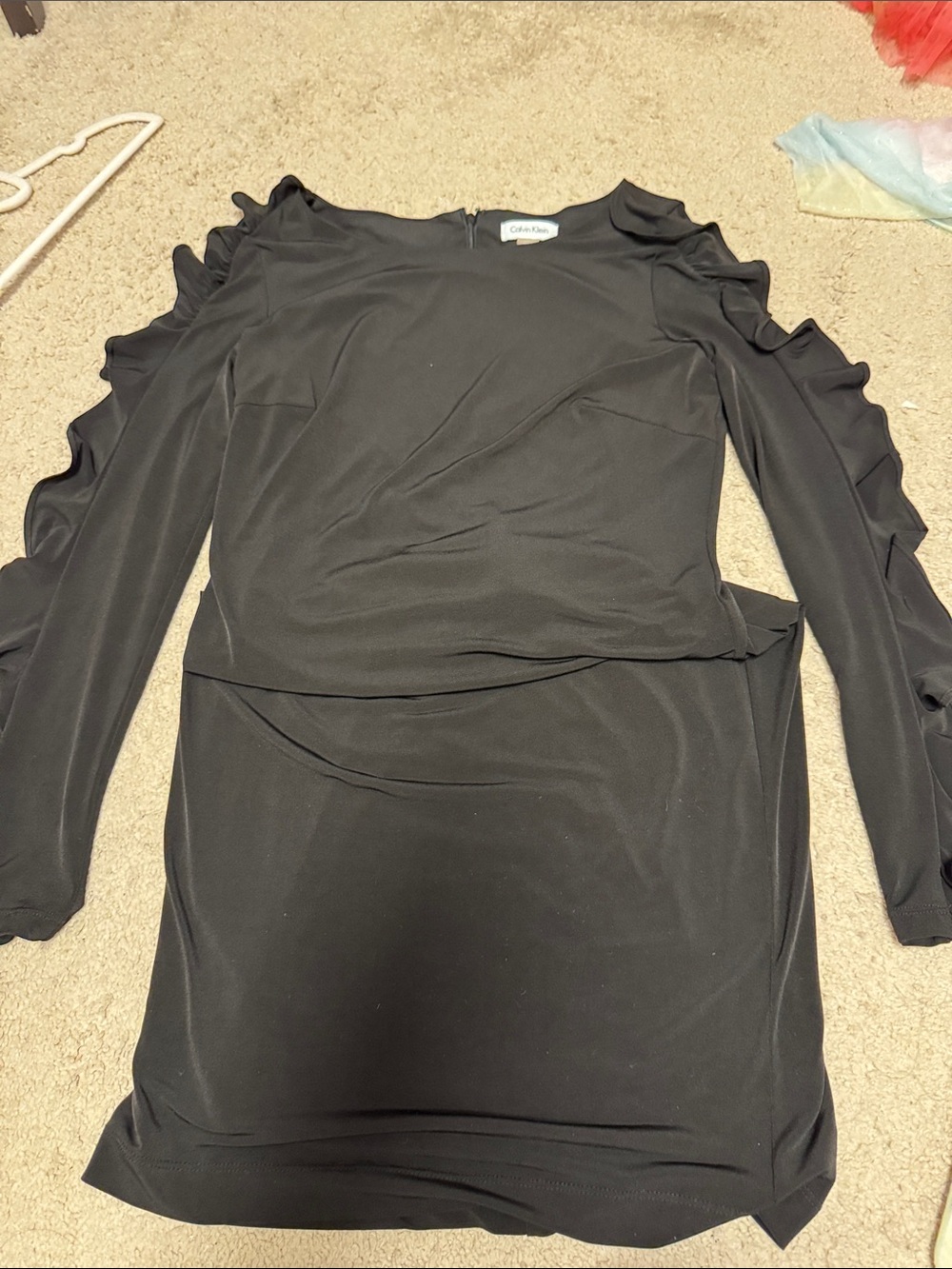 Like New Calvin Klein Size 8 Black, Long-sleeved